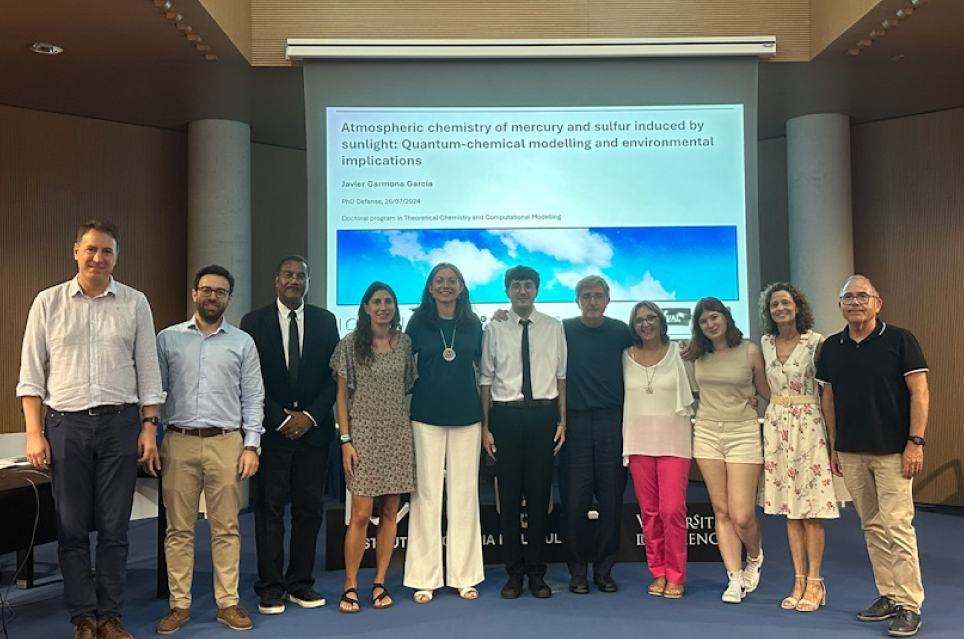 Javier Carmona awarded the 9th Prize for Best Doctoral Thesis in Photochemistry...